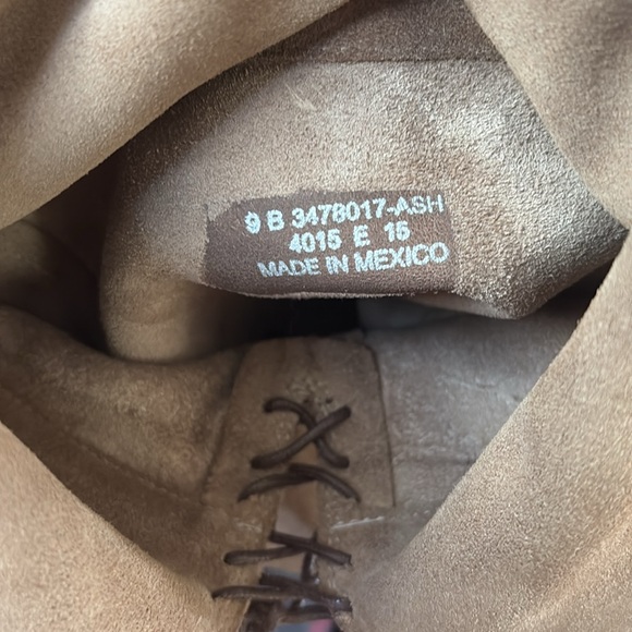 FRYE Designer suede leather over the knee tan brown sexy boots 9 $328 lace up - Picture 10 of 13